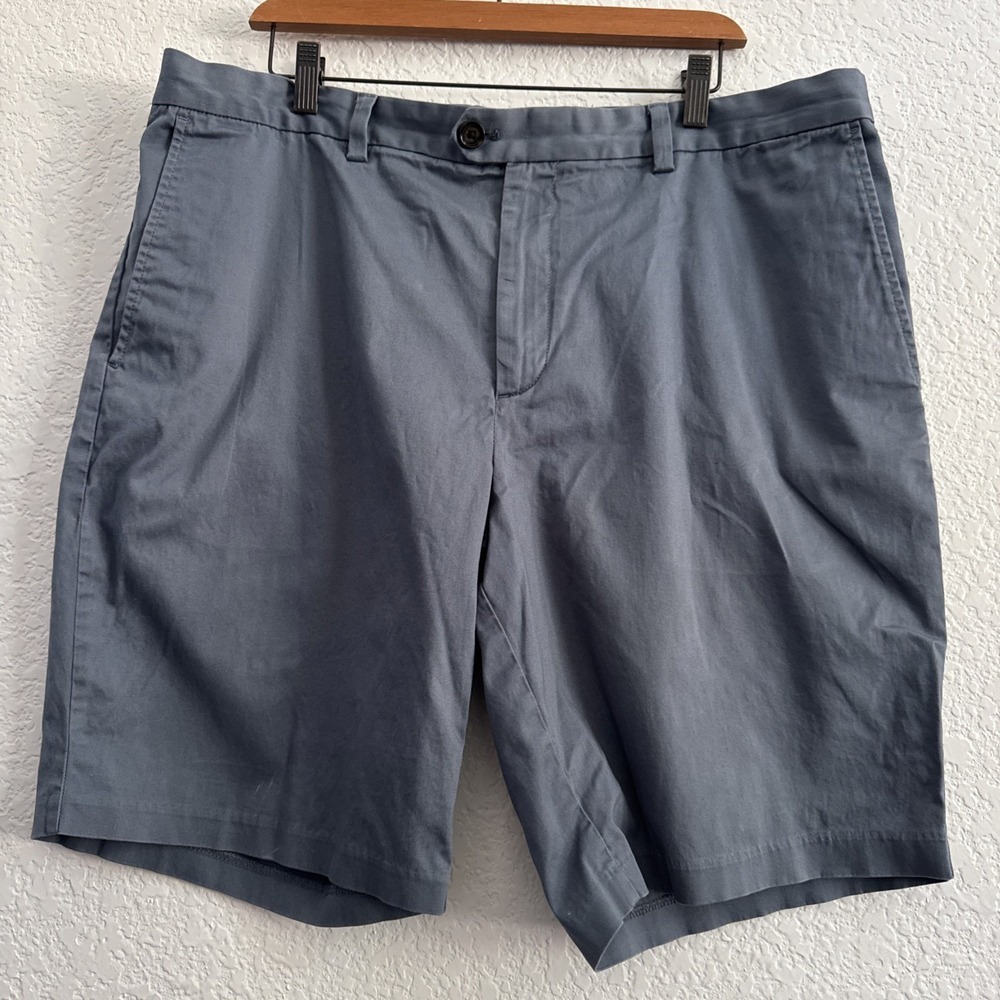 Banana Republic Aiden Chino Shorts Stormy Blue Mens 38 9.5" Inseam